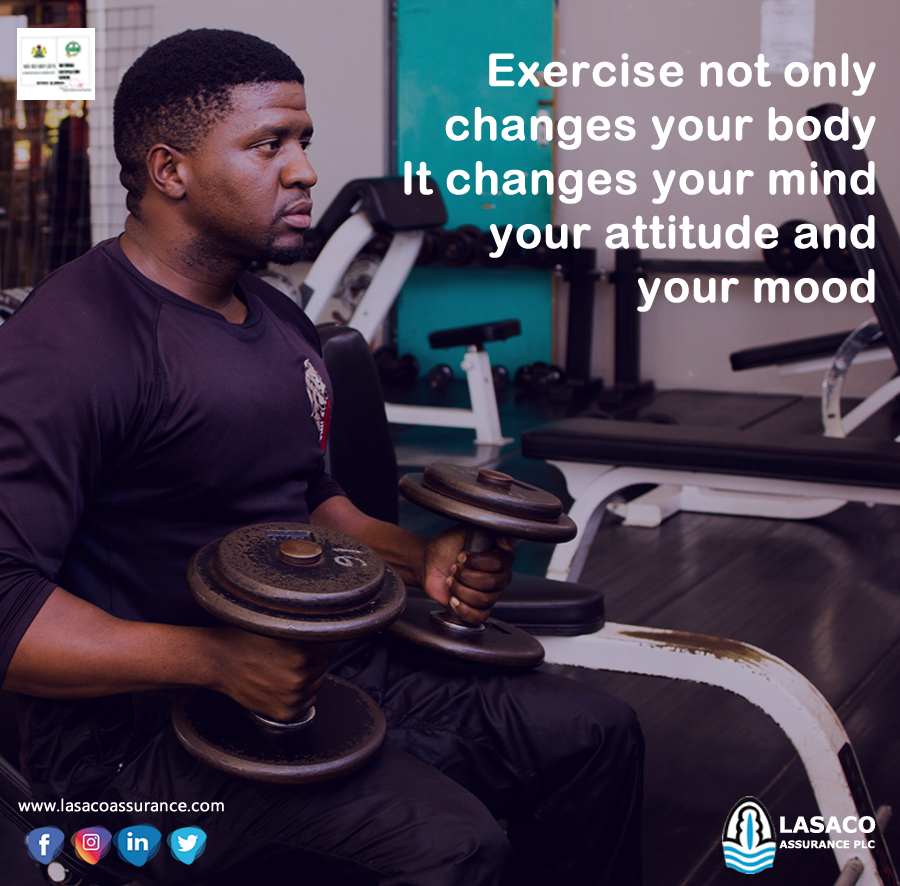 LASACOAssurance's tweet photo. Exercise not only changes your body. It changes your mind, your attitude and your mood.
#SaturdayMotivation #SaturdayThoughts #FitnessGoals #workoutmotivation #LASACOCare https://t.co/o4Fkld6ekQ