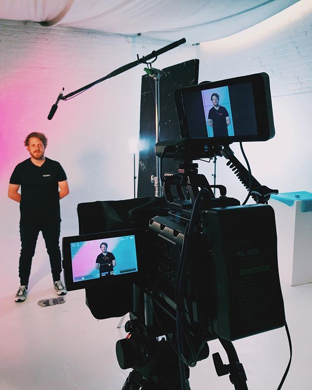 Shooting for two aspect ratio at the same time. #filmmaking bit.ly/2WmDVO5