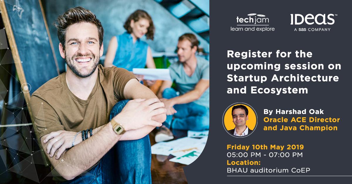 Join us for the next #TechJam session as <a href="/HarshadOak/">Harshad Oak</a> shares his insights from the exciting world of #startups. Meanwhile, for inspiration watch this video by <a href="/sumHR/">sumHR</a>: bit.do/eQ7CP. Register here: techjam.org #IDeaSTechJam #Pune #StartupEcosystem