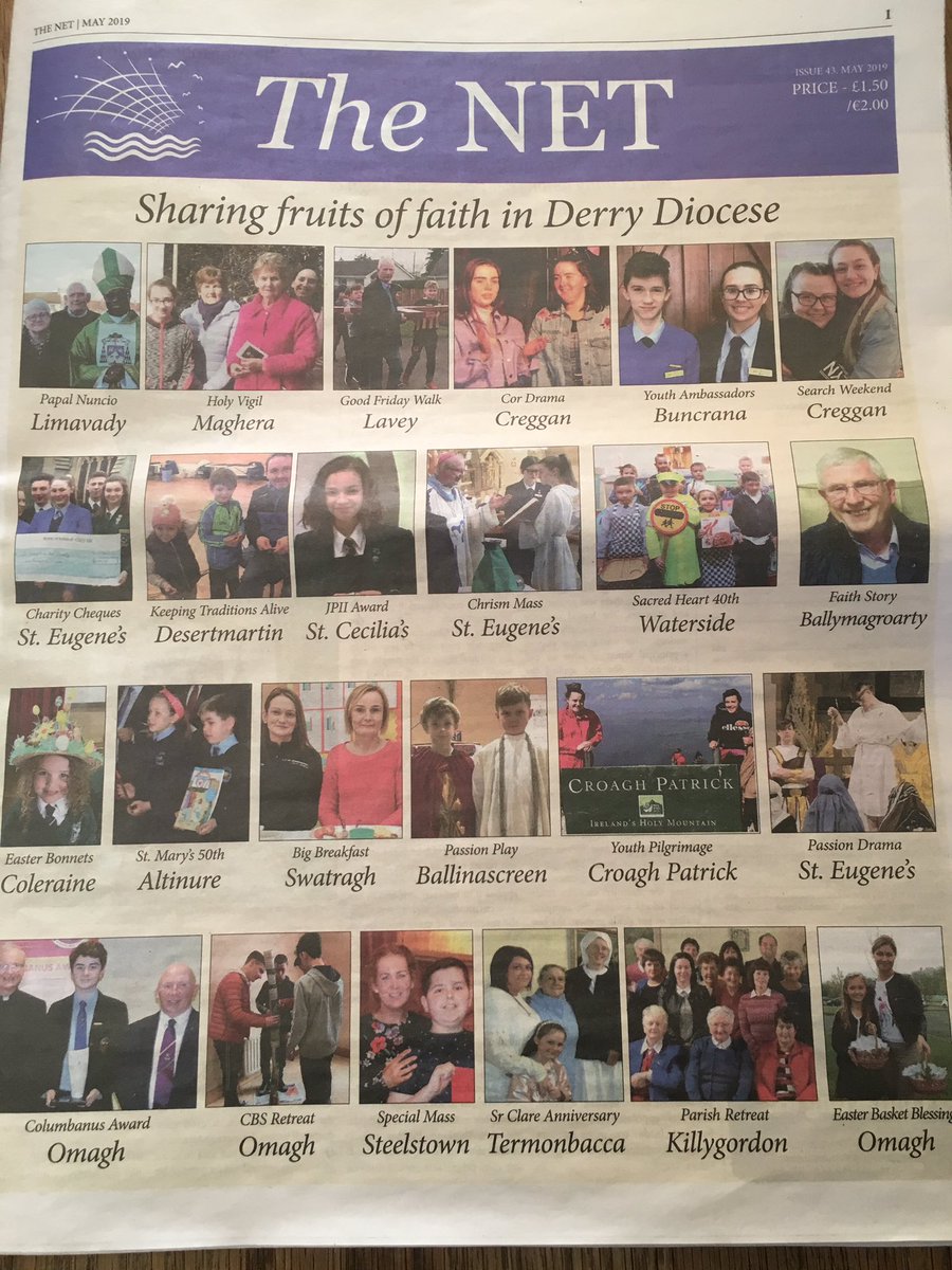 knightsofstcol1's tweet image. Thank you to the NET @editorthenet15 for a wonderful coverage of our 1st “St Columbanus Award winners” in their May edition. Available now in Top News, Omagh. @re_cbsomagh @LoretoGSOmagh @stciaransballyg @MaguircDean @McKDonal @ArchbishopEamon @AssocKnights @ChristmasDD