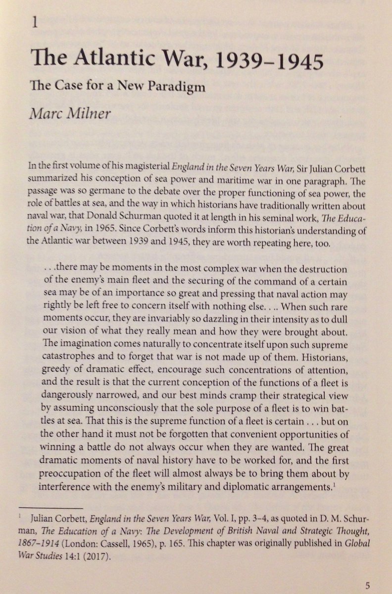 Chapter 1 is Marc Milner’s tour de force on the Atlantic campaign. This is the single chapter on the Battle of the Atlantic you would read, if you only read a chapter about it. Great for anyone who wants the big picture (and also for students with essays to write, just saying)