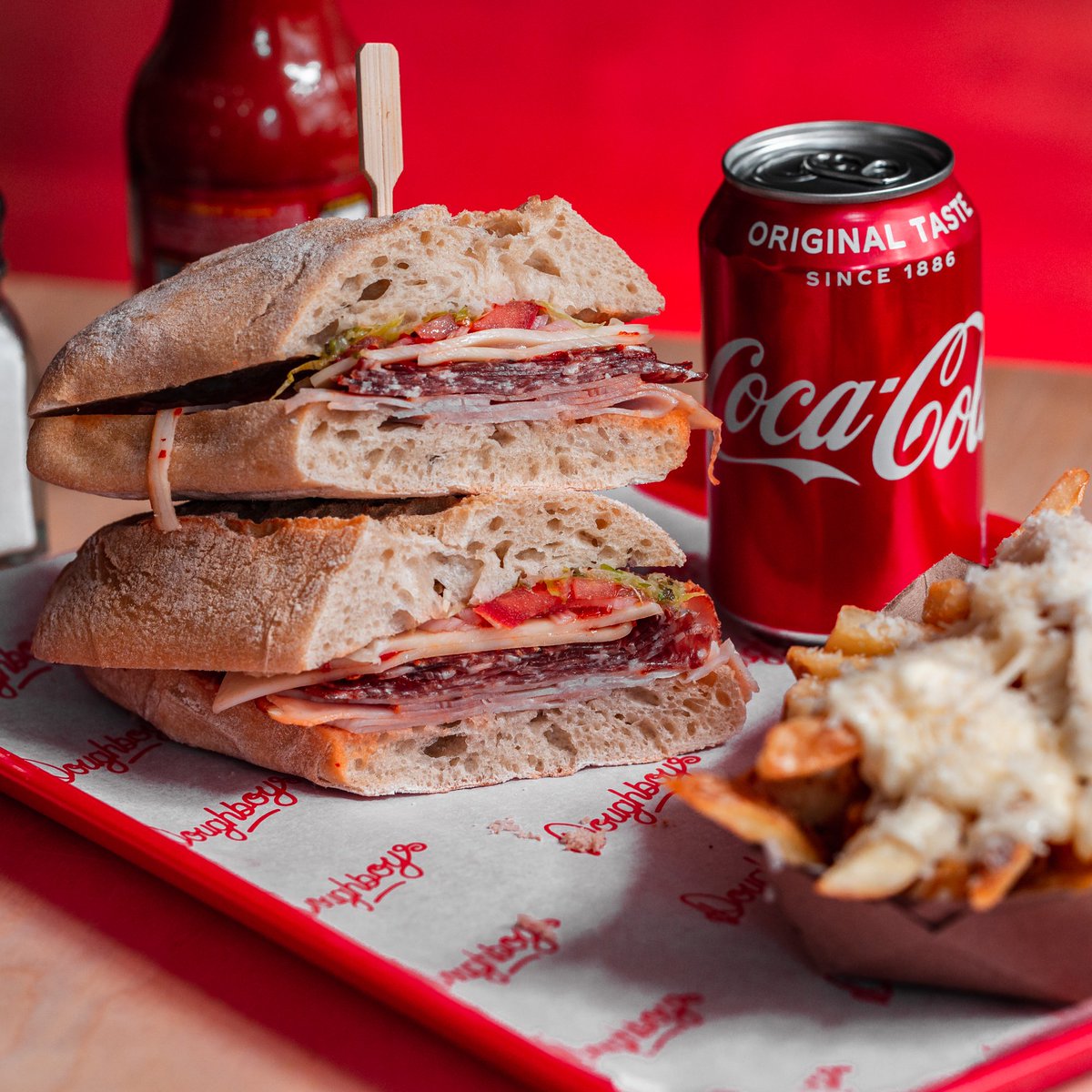 Enjoy the bank holiday - both shops open Saturday &amp; Sunday (Closed Monday)

📍 5 Crown Alley Temple Bar | Charlotte Way

🚲 Deliveroo

#NothinBetter #Doughboys #MayBankHoliday #Sandwiches #Food #Foodgram