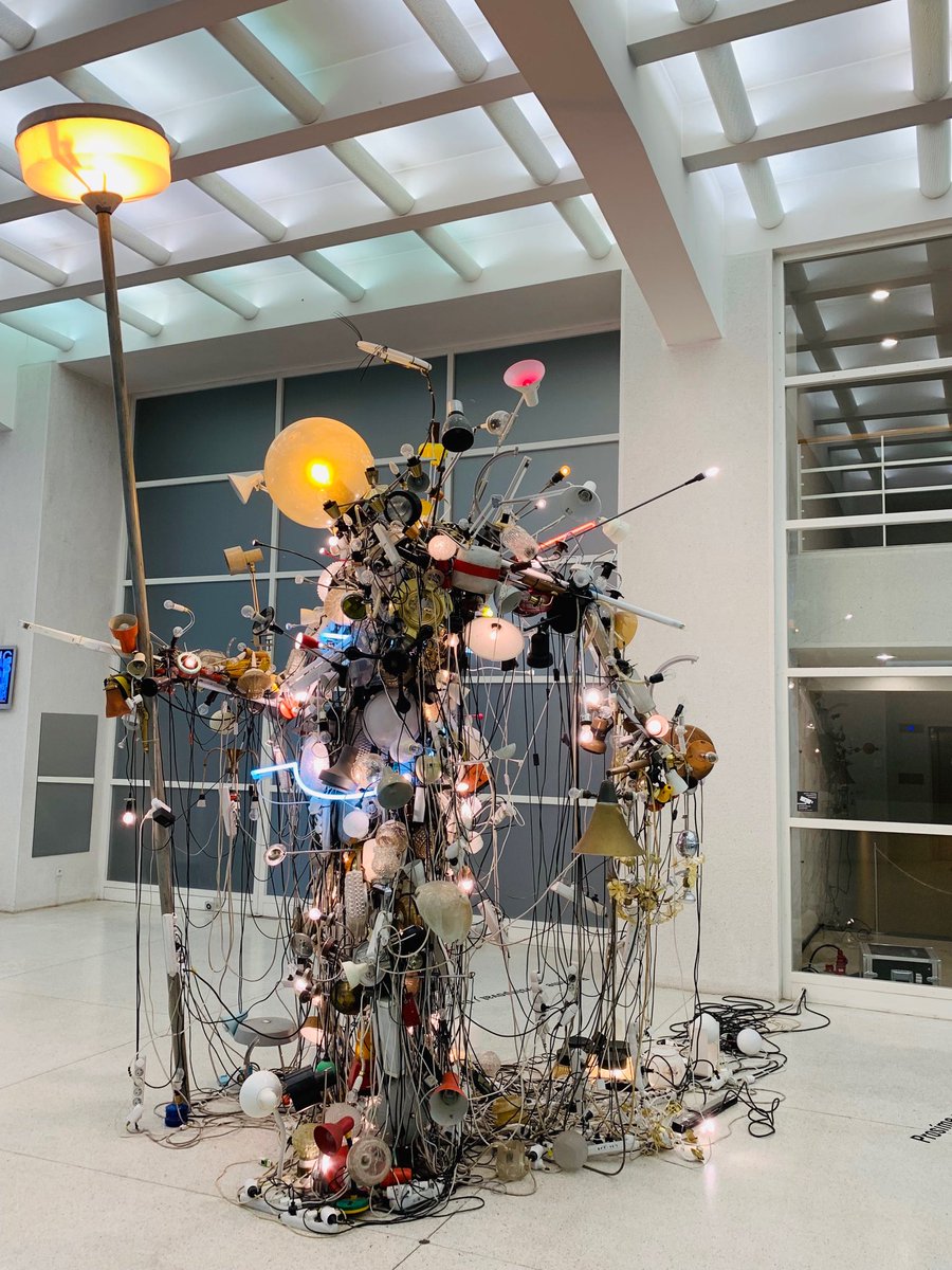 GayhurstHM's tweet photo. Can anyone enlighten me on this installation? #Artchoir19 #prague19 #ngprague #ELDRIC https://t.co/l6cGSkokYc