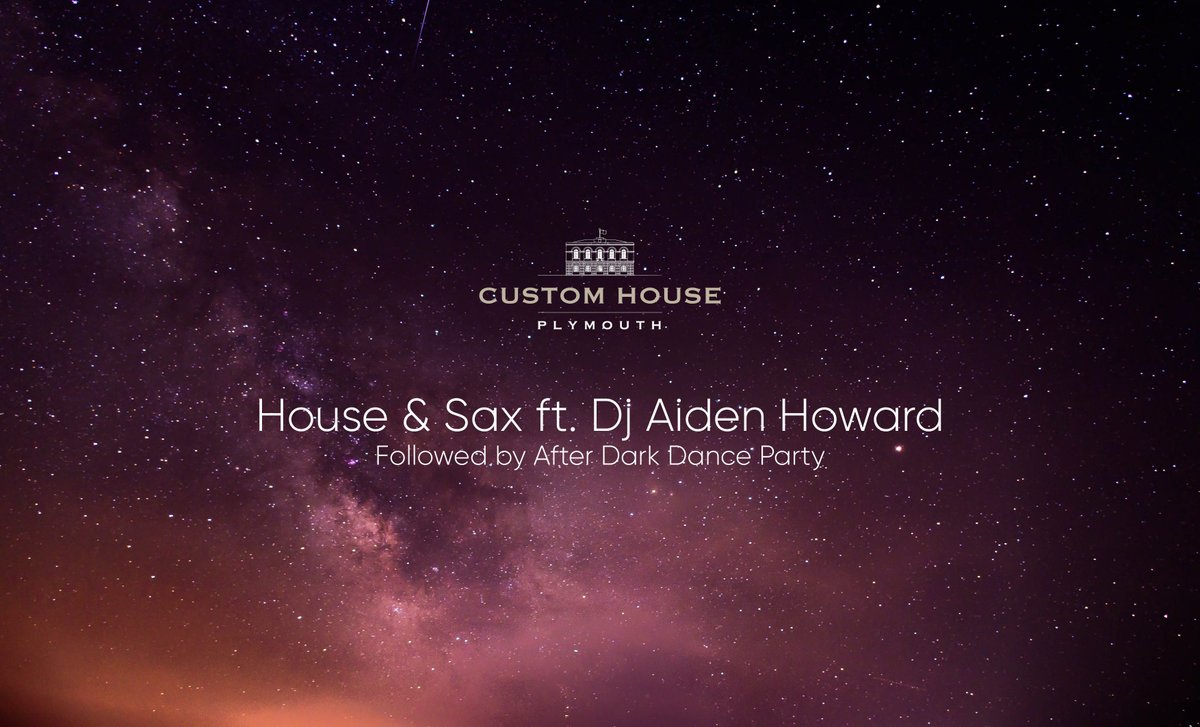 Join us from 1pm this Saturday 4th May for House of Sax featuring Dj Aiden Howard at Custom House.
.
The night continues with an After Dark dance party in the Cellar Bar from 8pm until 12:30am - Food is available throughout the day, served from 12pm-8pm.