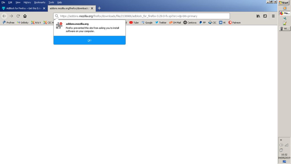 Followthebelly's tweet image. Just when did @mozilla #firefox become so rubbish, if it&apos;s not the white screen of death every time I switch tabs, it&apos;s disabled my #FirefoxAddons today, and is blocking itself from finding a replacement Add On, absolutely unusable browser, and I am done with it #poorservice