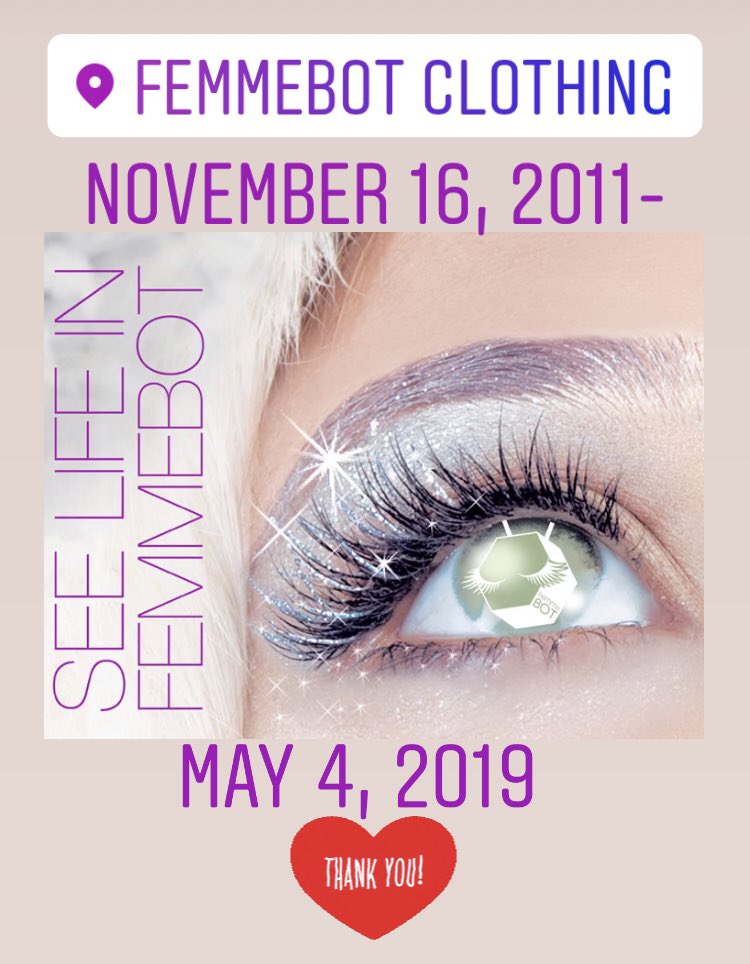 Femmebotina's tweet photo. DREAMS COME TRUE, I LOVE YOU. (Femmebot will be open today from 10-3 • $20 and under *some exclusions apply) • Ridgewood,NJ • be very excited for what’s to come... this is only the beginning 😘 stay following @femmebotstyle &amp; my personal page @femmebotina for updates #thankyou https://t.co/I5HoE09EKv