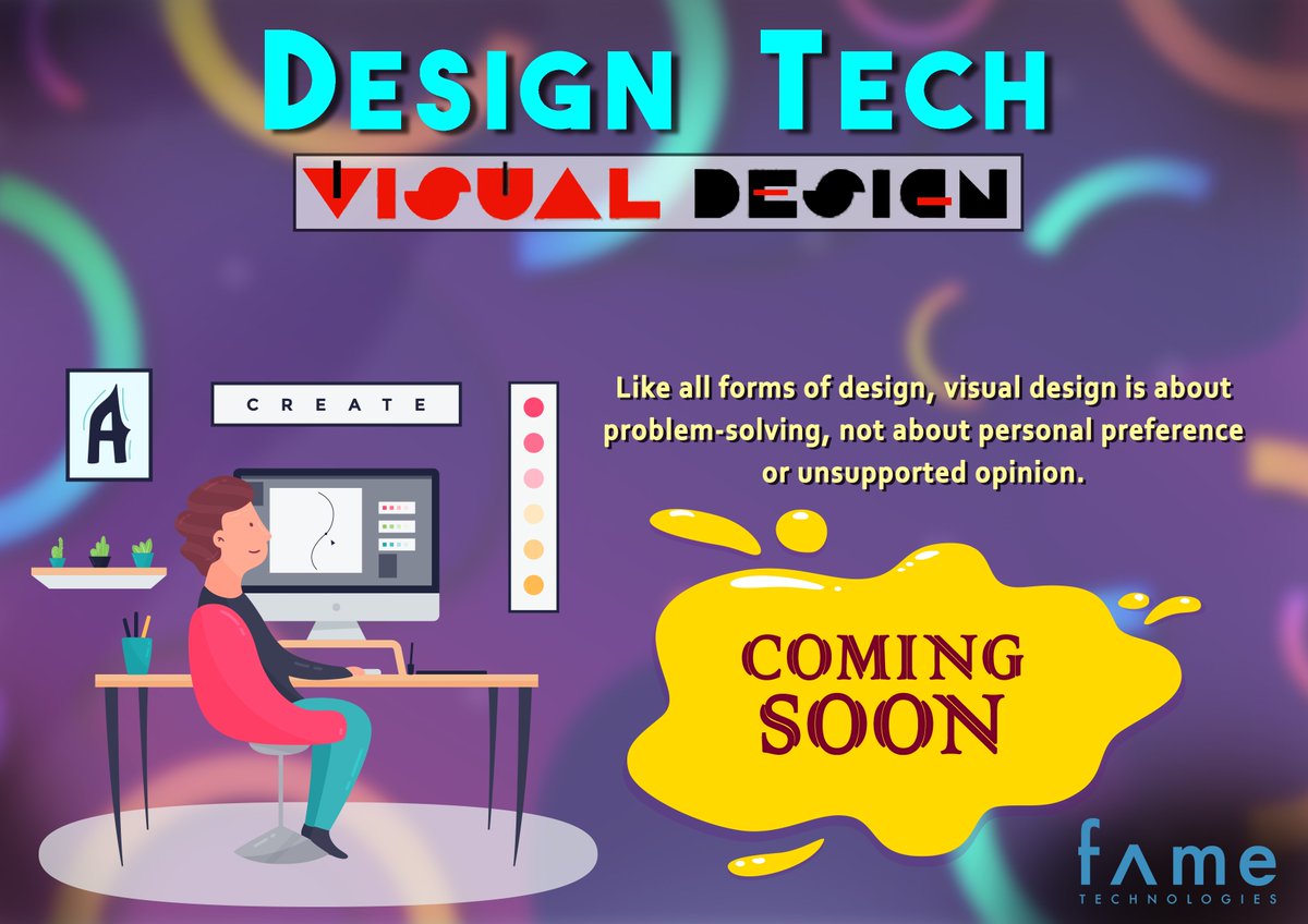 Fame_Techies's tweet photo. Get ready Designers! This one's for you people! Designers are Most creative people in the world, so we are organizing an event for those creative designers "DESIGN-TECH" ....! 
#uxdesign #ux #ui #uidesign #userinterface #graphicdesign #dribbble #creatives #graphics #illustration https://t.co/IzWq6lCHTg