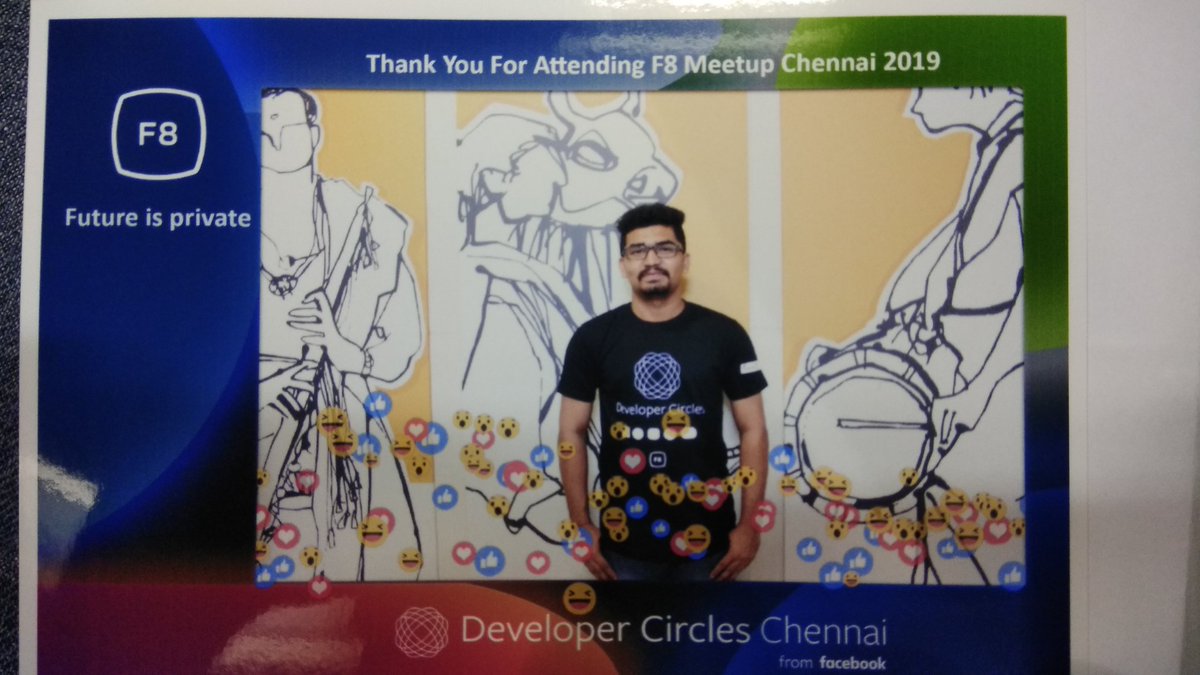 rohitjadhav3496's tweet image. Socializing with like minded geeks and getting to know cool technical stuff at F8 Meetup Chennai 2019 .✌️🤘❤️ 

#F8MeetupChennai2019
#facebookdevelopercircle