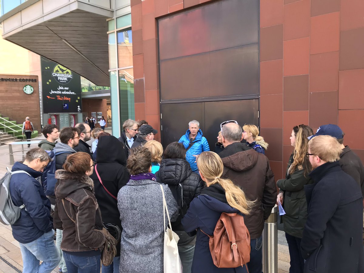 Kim_C_Power's tweet photo. And we’re off! @janeswalklpool 2019! Great turn out for this mornings walk of Liverpool Waterfront led by Heritage specialist Rob Burns. Thanks to @KatelynNagle for organising this years walks and to arupCE @ArupLiverpool @ArupUKIMEA for sponsoring. #janeswalk #janeswalklpool https://t.co/exCbUzg8q6