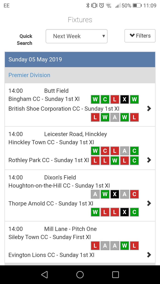 Fixtures for this Sunday after <a href="/GranthamCC/">Grantham Cricket Club</a> beat <a href="/EGERTONPARKCC/">Egerton Park CC</a> last weekend to get the season started. Good luck to all teams