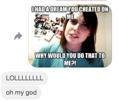 my bfs reacc to him dream cheating on me. https://t.co/dzzaWYg3RO