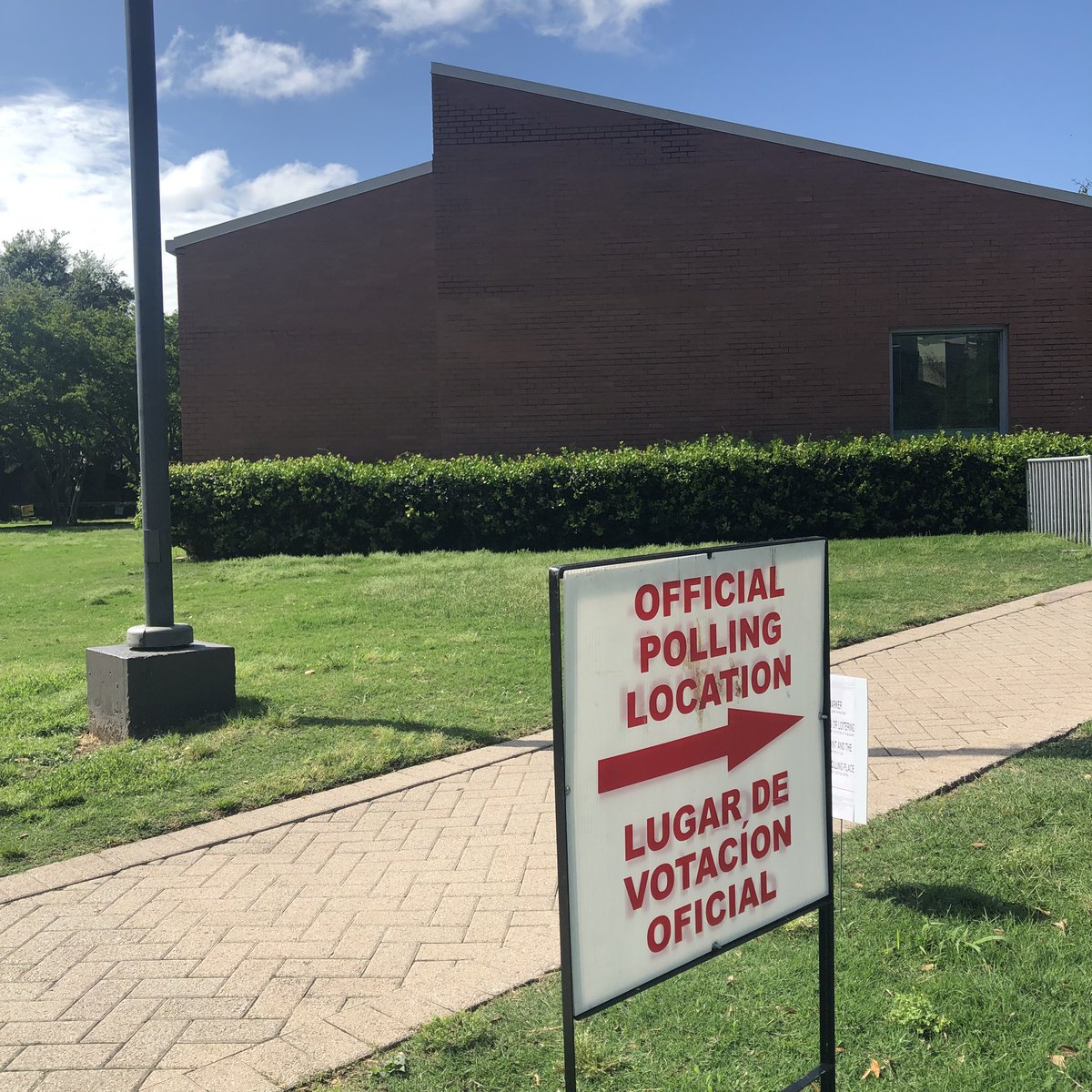hwise29's tweet image. I was only the 91st person to cast a ballot at my polling place in Dallas. Get out there and do your civic duty, y’all!

@dallasnews has what you need 👇
Voting basics: dallasnews.com/news/elections…

Voter Guide: voterguide.dallasnews.com/2019-municipal…

Live coverage: elections.dallasnews.com/2019-municipal…