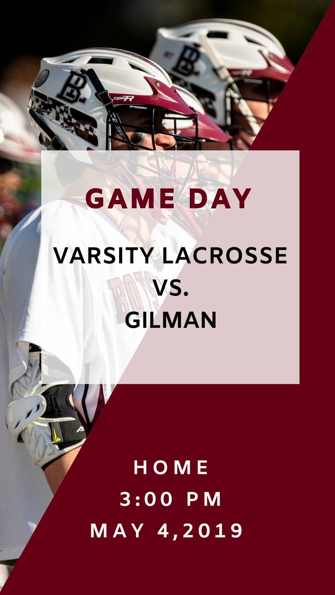BoysLatinSchool's tweet photo. Today, on our 175th Homecoming our Lakers take on the Gilman Greyhounds at 3pm!  Come out and support the team! #BoysLatin #BL #BL175 #YeahLake #BLlacrosse #EQV https://t.co/WS9EDrFoTs