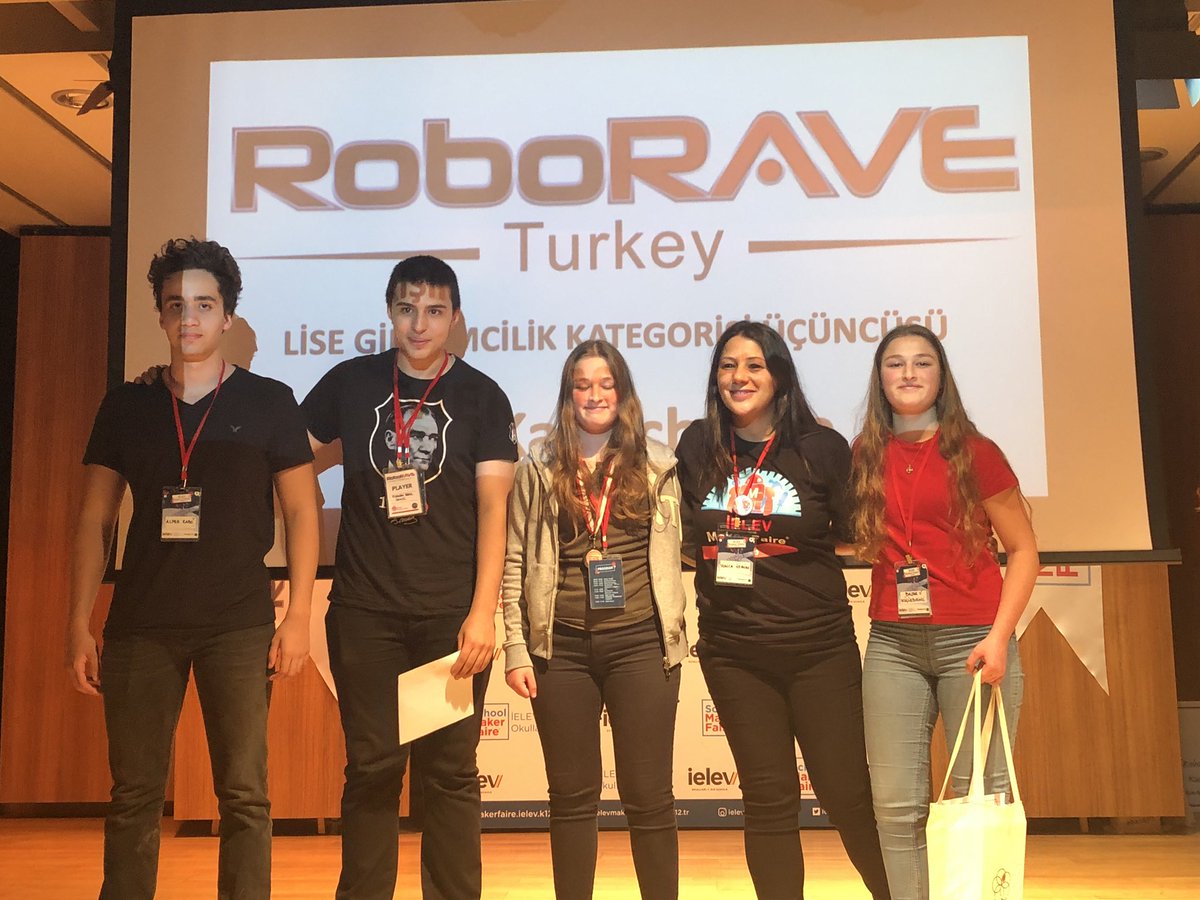 İELEV Maker Faire’19’da Türkiye’de ilk kez gerçekleşen RoboRave Yarışması’nın Girişimcilik / Lise etabında dereceye giren ekipleri kutlarız. #ielevmakerfaire2019