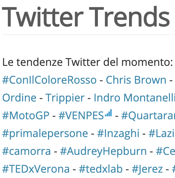 TEDxVerona's tweet photo. Questa giornata non può che andare sempre meglio! #TEDxVerona e #TEDxLab in #trendtopic! https://t.co/tVUD9Absut