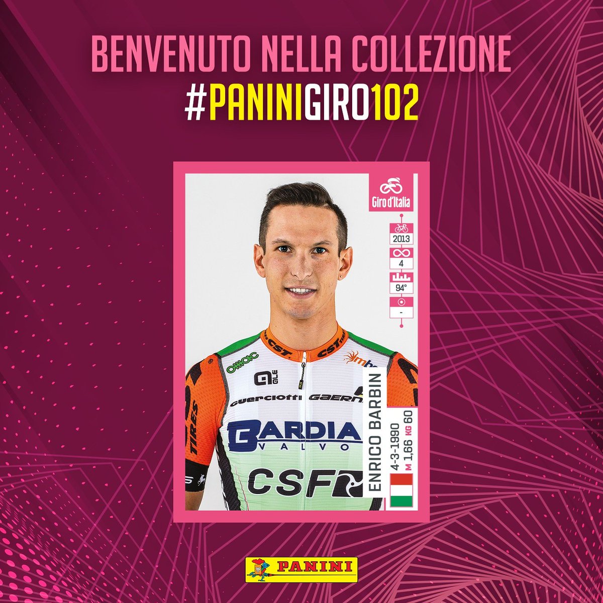 Manca una settimana al <a href="/giroditalia/">Giro d'Italia</a> ed ecco la mia figurina 😅
Grazie <a href="/figurinepanini/">Figurine Panini</a> 
#greenteam #giro102 #paninigiro102