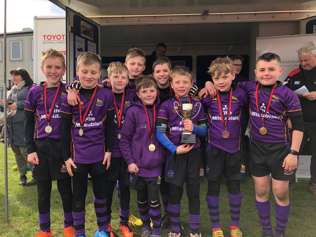 1980goudie's tweet photo. ⁦@ArngaskPS⁩ ⁦@MilnathortPS⁩ ⁦@Fossoway_ps⁩ ⁦@KinrossPrimaryS⁩ 
⁦@KinrossRugby⁩
P5 Mackie Mini Tournament Winners 2019!!!
Well played lads
#achieving 
#teamwork https://t.co/GFztVDLa49