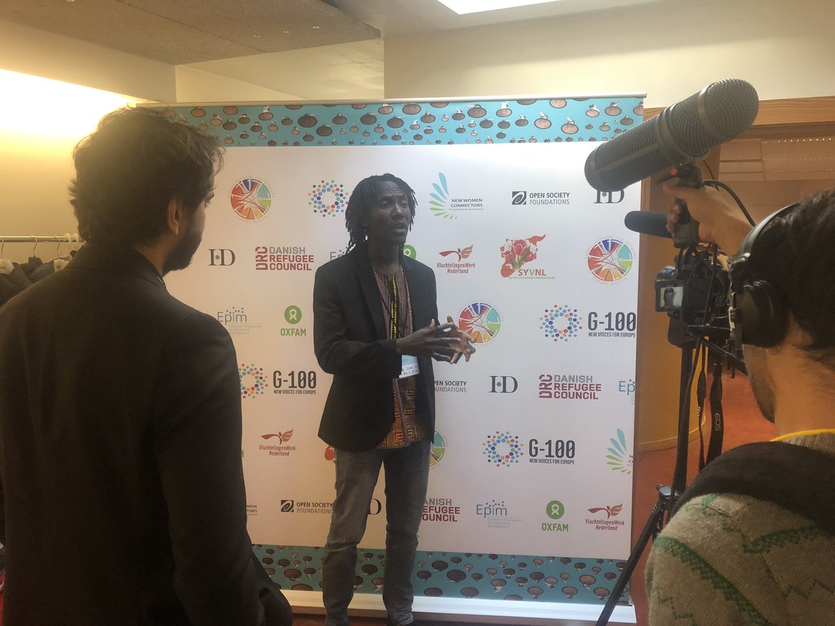 “We deserve to be heard” Adam has described the challenges that face refugees and migrants coming to Europe and the work his organization does in Portugal and how solving those issues is not possible without including the newcomers in the decision making processes. #NewVoices4EU