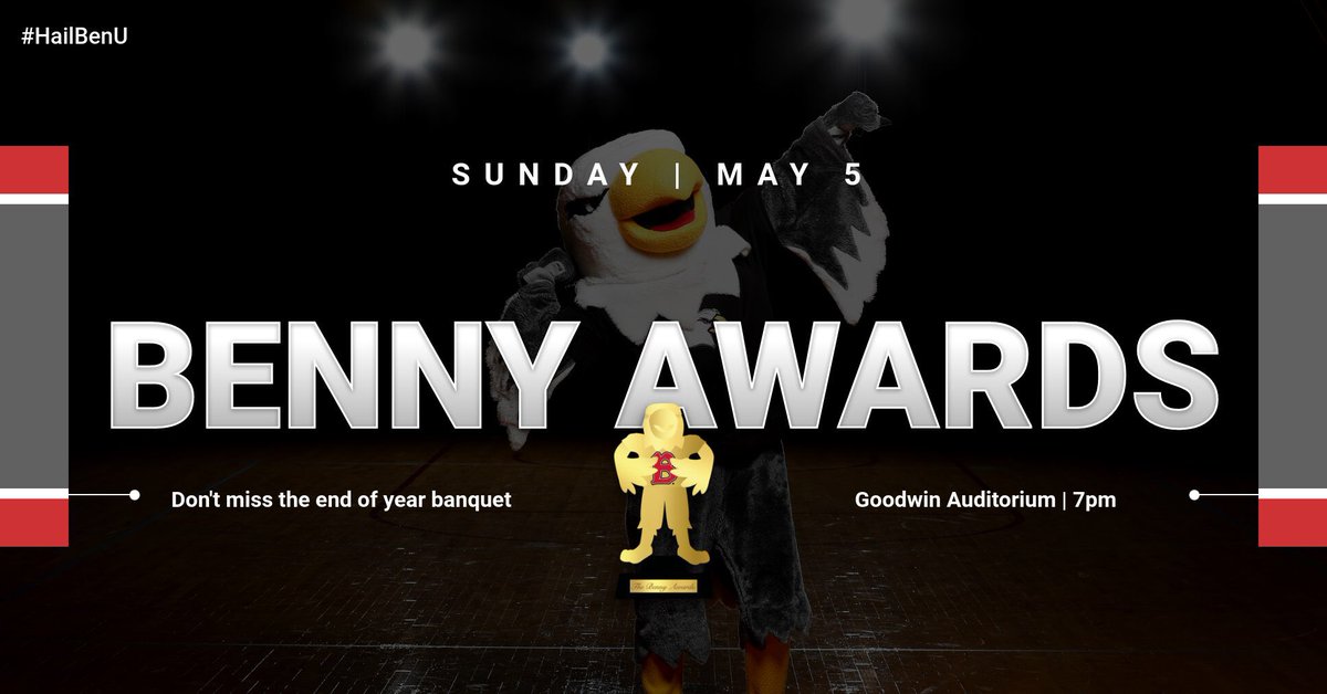 Don’t forget! The Bennys are tomorrow!