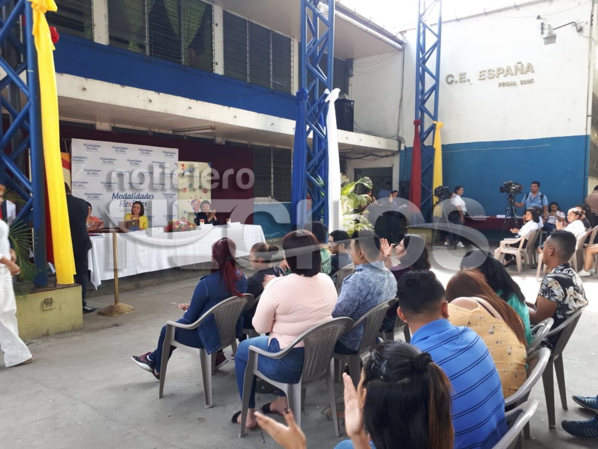 NoticieroHechos's tweet image. El Viceministro de Educación anunció el inicio del programa de nivelación académica para personas que están fuera del sistema escolar.