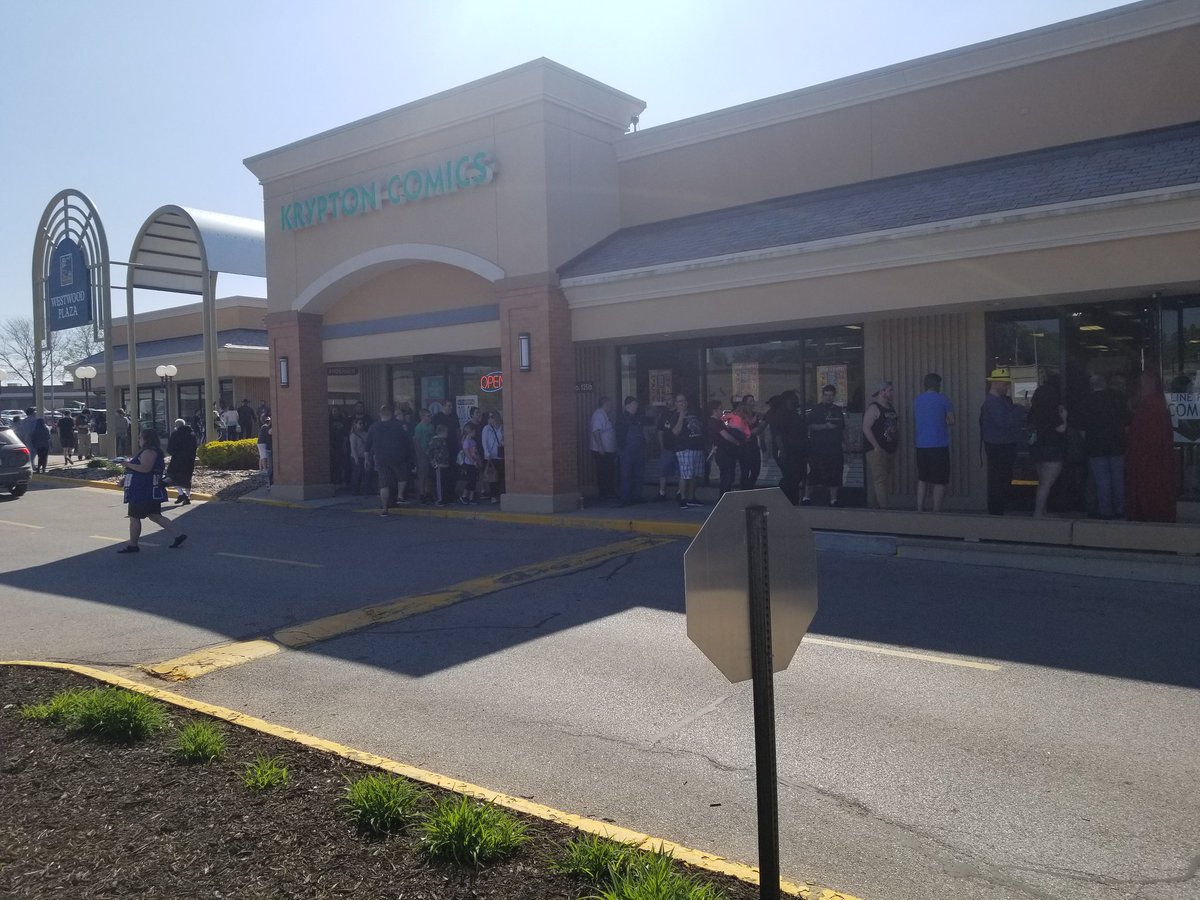 It's #FCBD19 today and it's absolutely hoppin <a href="/KryptonComicsNE/">KRYPTON COMICS</a>! Be sure to swing by and show the local comic stores your love!