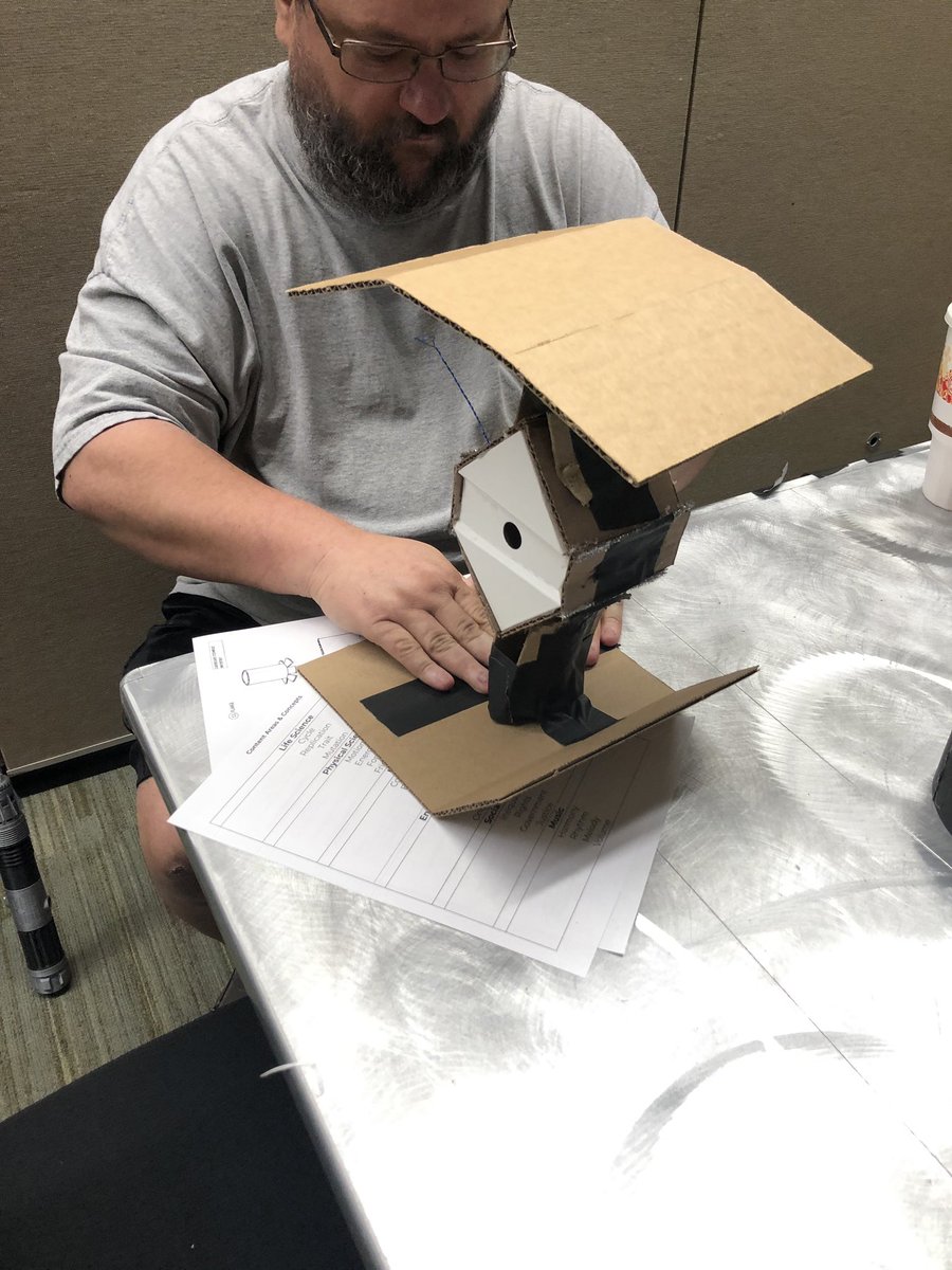 perchpride's tweet image. Look what we made! May the forth be with you! Force and Motion construction project idea for next year or maybe this year! @HernandezMS #AustinMakerEd #MakerFaireAustin
