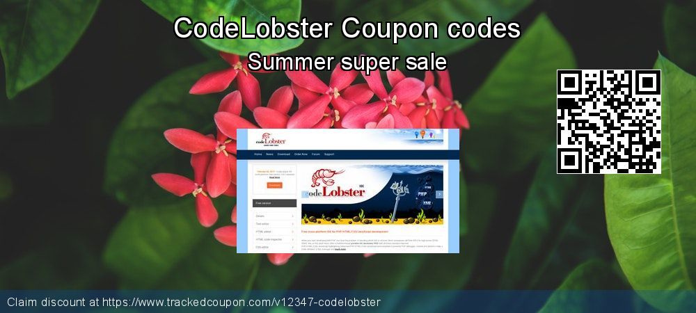 iVoicesoft's tweet image. CodeLobster Coupon code on Summer offer, May 2019 Claim at ✂ trackedcoupon.com/v12347-codelob… #CodeLobster #CodeLobsterCoupon