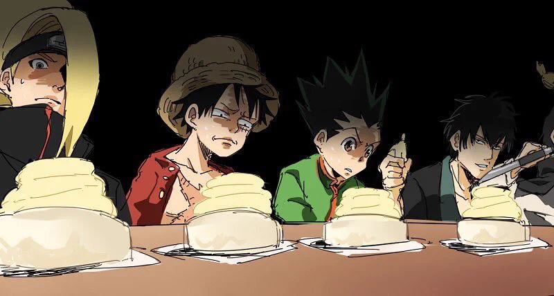 こどもの日生まれのジャンプキャラクターのカオスお誕生日会