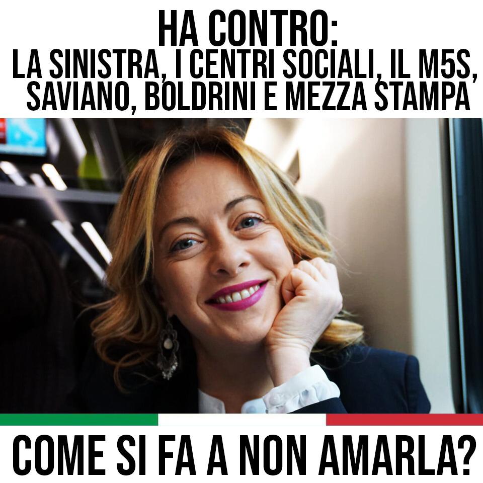 #iostoconlaMeloni. E tu? 😍💪🏻