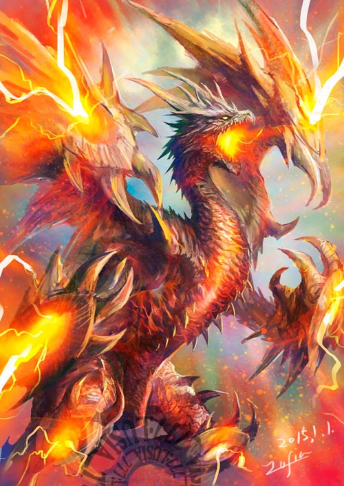七海ルシアのドラゴンイラスト置き場 七海ルシアのドラゴンイラスト置き場