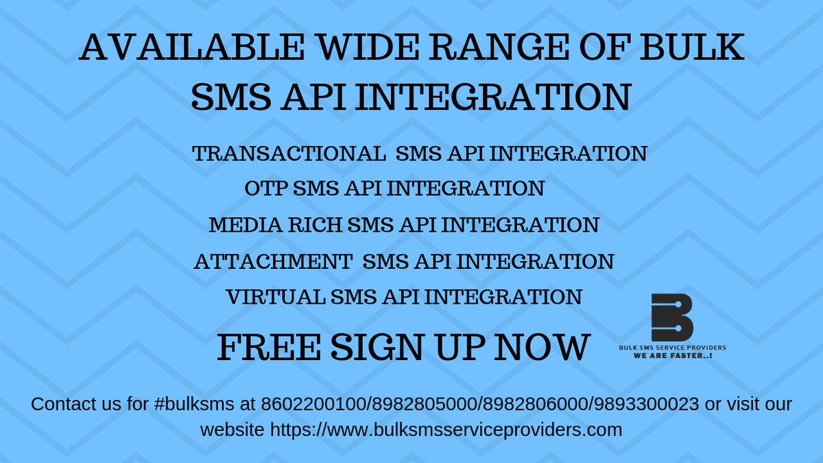 bulksmscompany's tweet photo. #APIINTEGRATION,#BULKSMSAPIINTEGRATION,#SMSAPIINTEGRATION,#BULKSMSSERVICEPROVIDERS,#APIINTEGRATIONINDIA,#BESTAPIINTEGRATION,#BULKSMSAPI https://t.co/Nc3WHzEEE6