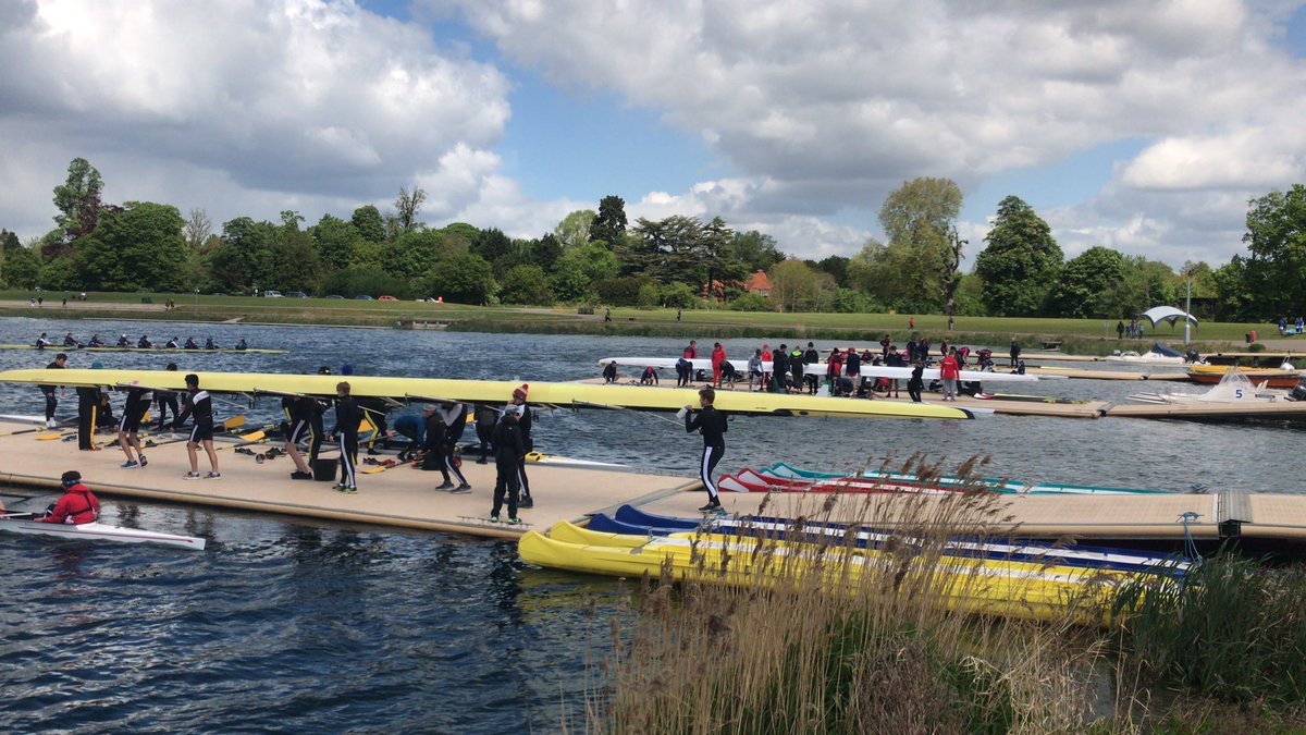 EtonRowing's tweet image. Boating underway for the time trial at BASHER 1
