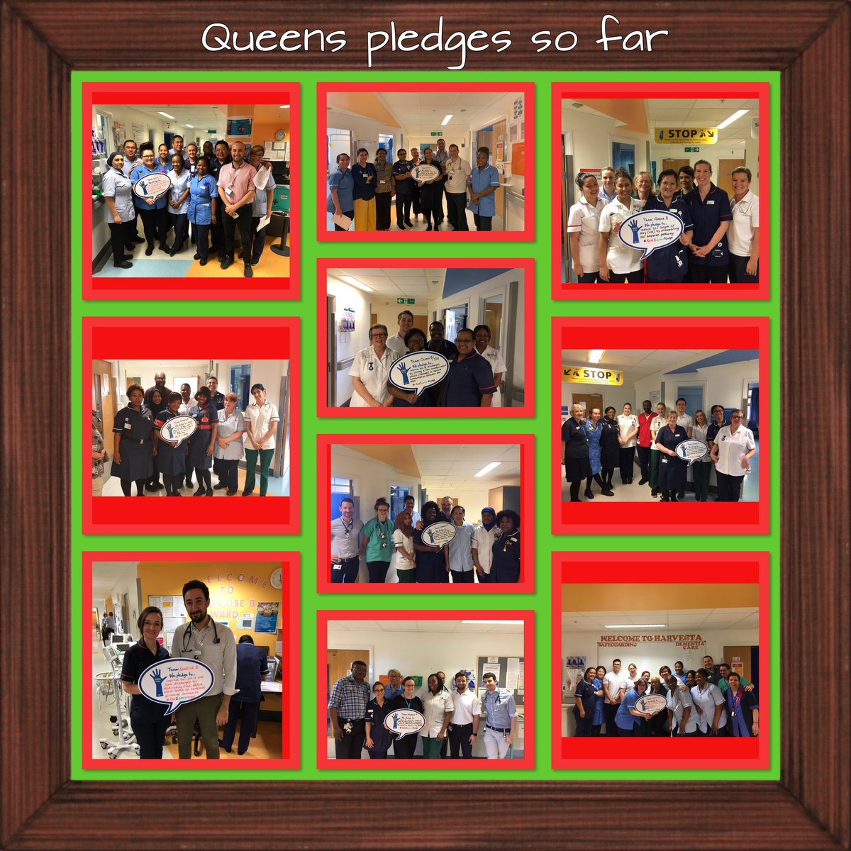 kazzapeters's tweet photo. Great week @BHR_hospitals with wards commiting to pledges to improve patient flow,care and experience making plans to ensure every day counts during their stay right care in the right place at the right time more to come next week #red2greenpledge https://t.co/ErHW7JID7c