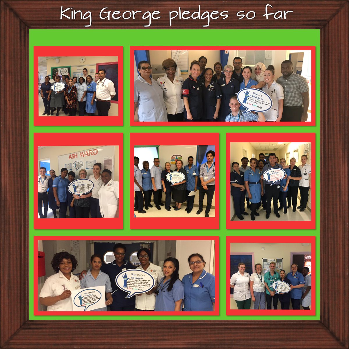 kazzapeters's tweet photo. Great week @BHR_hospitals with wards commiting to pledges to improve patient flow,care and experience making plans to ensure every day counts during their stay right care in the right place at the right time more to come next week #red2greenpledge https://t.co/ErHW7JID7c