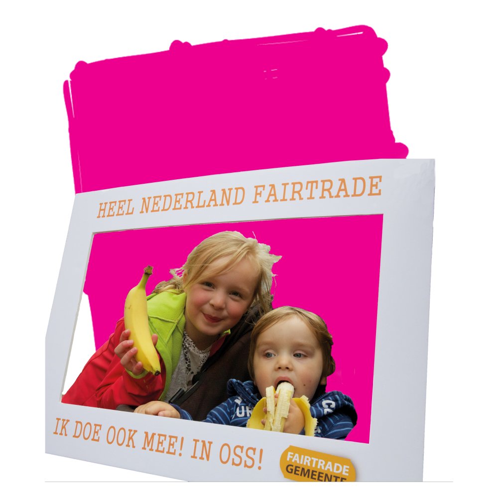 GlobalGoalsOss's tweet photo. begint vandaag met de landelijke Fairtrade week, 4-12 mei. Nu zijn we in de Kerkstraat in Oss! Kom en proef een (h)eerlijk banaantje of doe mee! Er is een fotowedstrijd met mooie prijzen!#gaanmetdiebanaan #fairtradegemeente  #ikwil100%fairtradebanaan #fairtadeNL #fairtradeorigin https://t.co/QlA6B4ENP8
