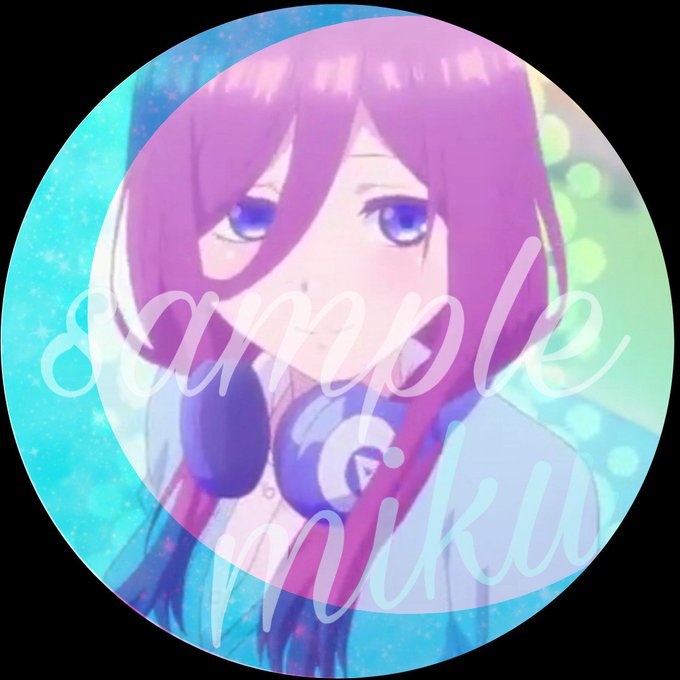 傍観者さんがTwitterに投稿した中野三玖(五等分の花嫁)のイラスト。