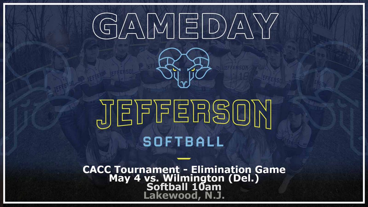 G A M E D A Y 🆚 | Wilmington (CACC Tournament - Elimination Game) 📍 | Lakewood, N.J. (Field 2) ⏰ | 10am 📊 | bit.ly/2VhkU3m 💻 | bit.ly/2Y6ZUJu