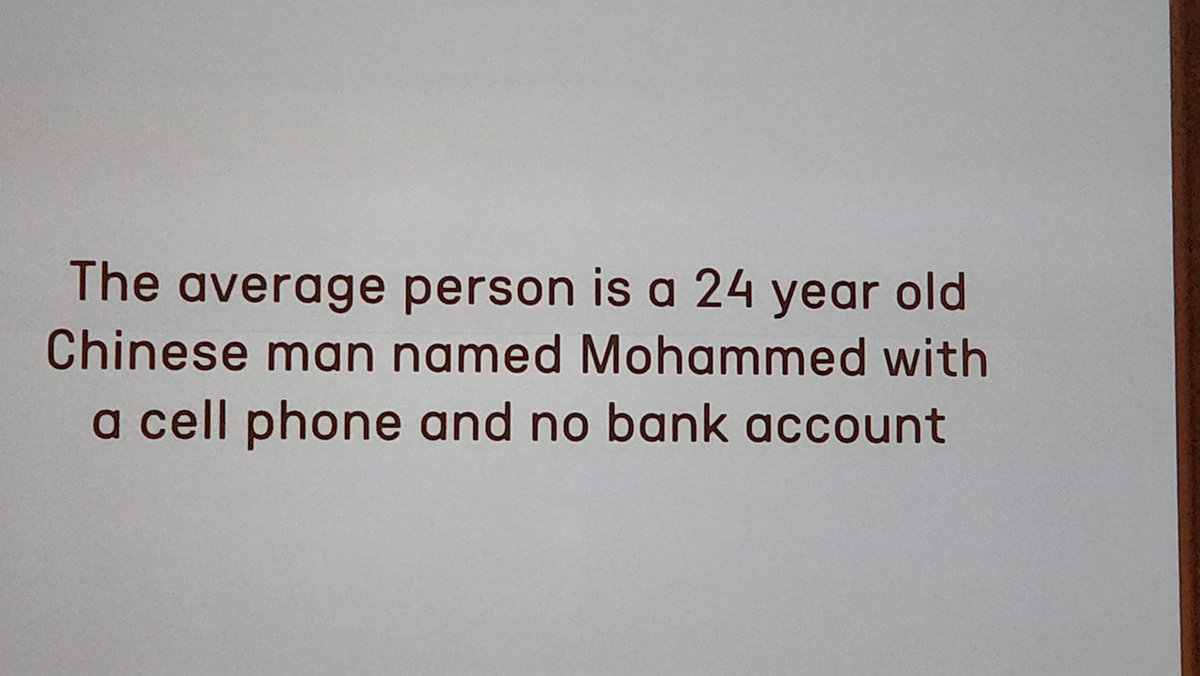 <a href="/mikkel_koester/">Mikkel Køster</a> says don't design for average: focus on the underlying problem, not 'filling in the pits' - and use the right tool, not the tool at hand #uxcampcph