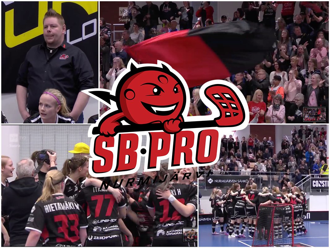 naissalibandyfi's tweet photo. SB-Pro on Suomen mestari! #salibandy @SBProLiigaN #nsbliiga @PSSnaiset #innebandy https://t.co/16Dj93kGlF