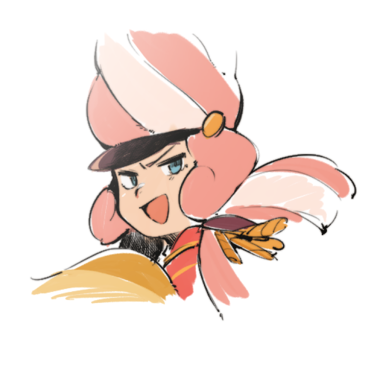 Marshmallow Cookie クッキーラン Cookierun 普通飛密のイラスト