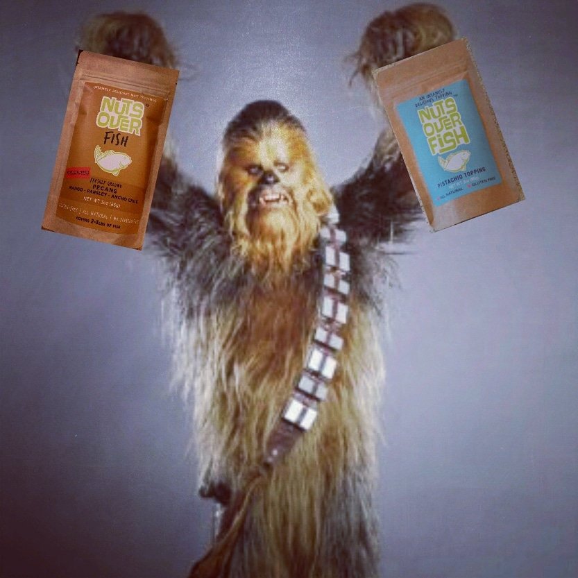 NutsOverFish's tweet image. May the 4th be with you!! 
Or six!! We havev SIX insanely delicious seasonings!
As Qui-Gon Jinn says "There's always a bigger fish!" so be prepared! 
Get your Nuts Over Fish today!!
#nutsoverfish #maythe4thbewithyou
Visit nutsoverfish.com for locations or to order online!