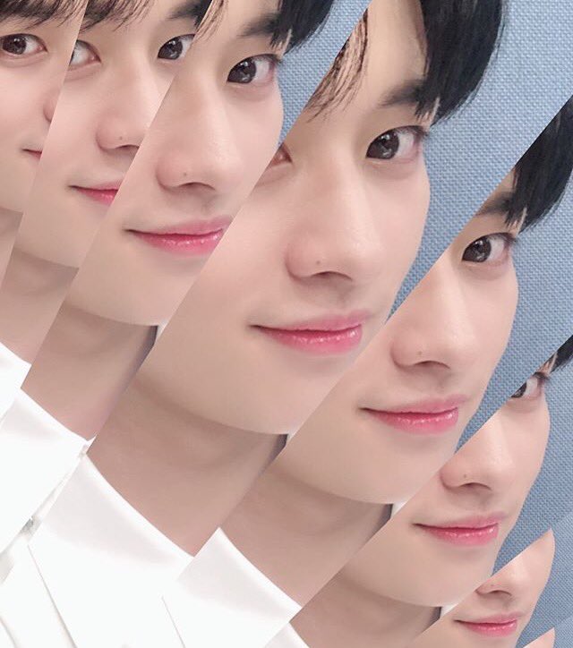 a thread of wholesome minho content w/ his weird but cute af filters bc we all need it ;