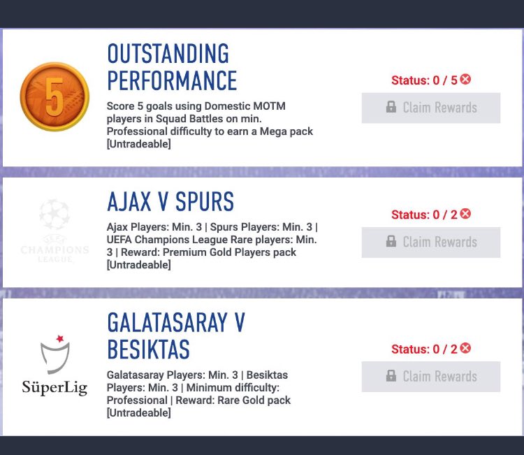 CasualFUTDad's tweet image. Correct me if I’m wrong but does it actually say you need to win any of these games?? #weeklyobjective #FUT