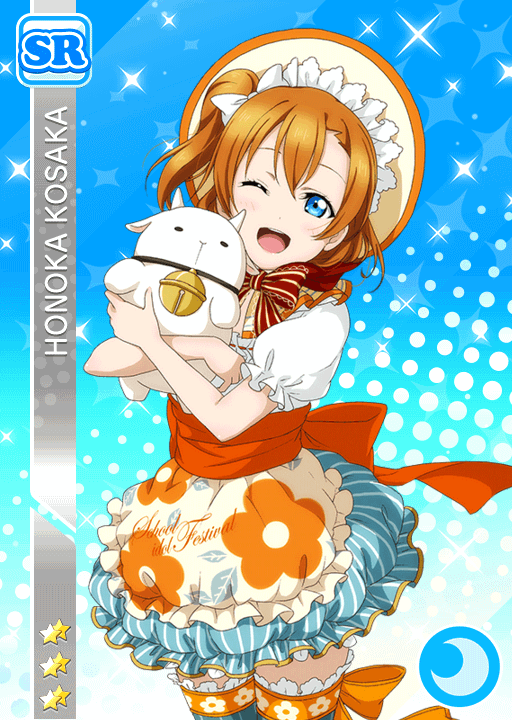 day 10: I just naturally idolized this card in-game.. an oldie but a goodie!! And just in time for May, too!! (It's May set)now imagine this is me but it's my honoka nesoberi i'm holding