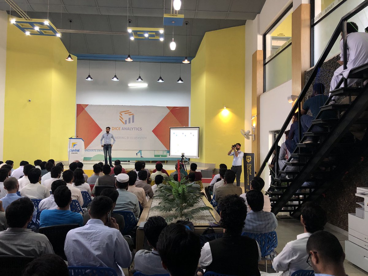 huzaiftila's tweet image. Informative Session by #DiceAnalytics at #DurshalPeshawar on Data Analytics. Excellent turnout by the participants.
#KPITB #DigitalKP #BigData #AI #ML