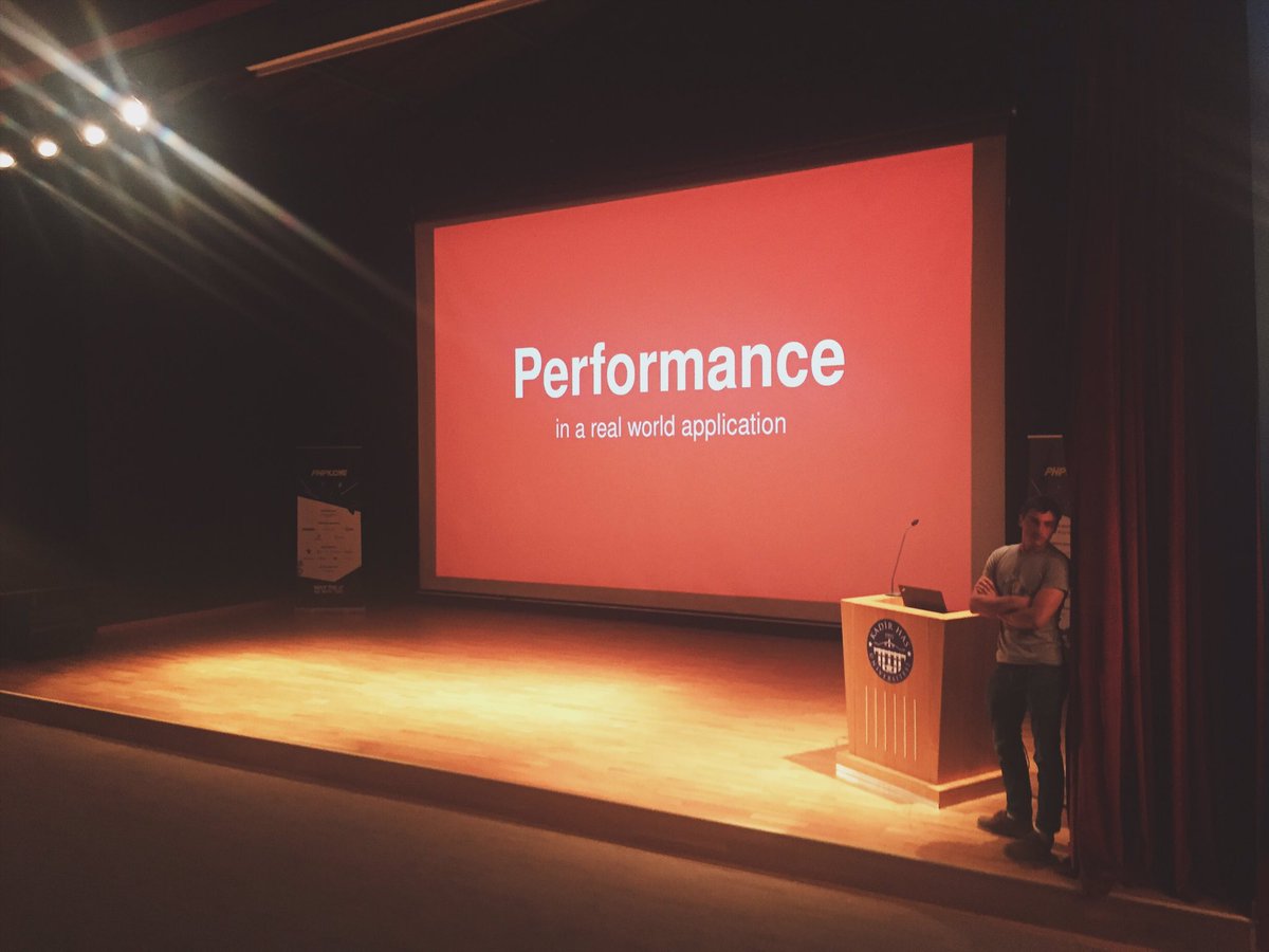 Ready to discover how to measure the performance of an application with API Platform and learn what must be measured and how to do it properly. Next talk at Netsparker Track of #PHPKonf by Antoine Bluchet (<a href="/s0yuka/">soyuka</a>): Performance in a Real-world Application.