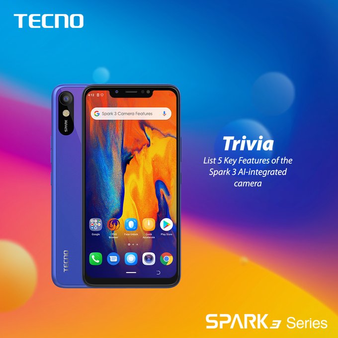 Tecno Mobile Kenya The Spark 3 Comes With An Ai Integrated Camera List The 5 Key Features Of The Camera For A Chance To Win A Hamper Hint Google And Search Tecno Mobile Kenya The Spark 3 Comes With An Ai Integrated Camera List The 5 Key Features Of The Camera For A Chance To Win A Hamper Hint Google And Search