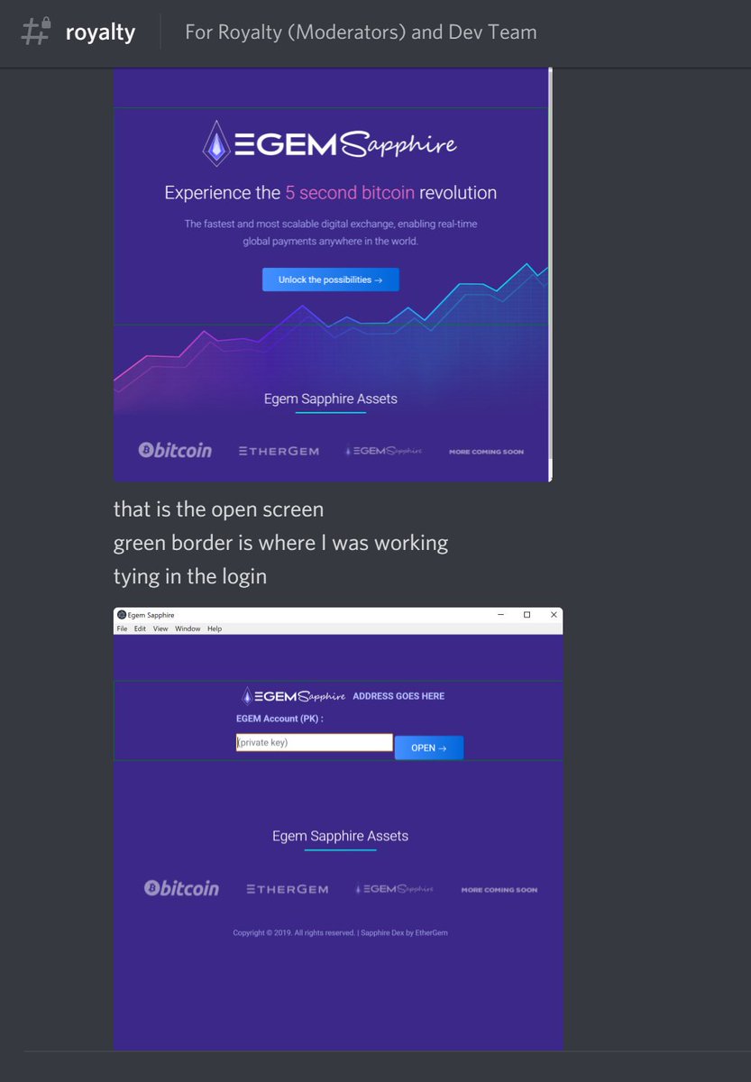 cryptoyeshe's tweet photo. Just a glimps from the champs #egem Dev. @os03se is working in silence on the next #revolution. Big #CryptoNews #5secondbitcoin so be prepared. Thank me later! 😁 https://t.co/Hns95oB319