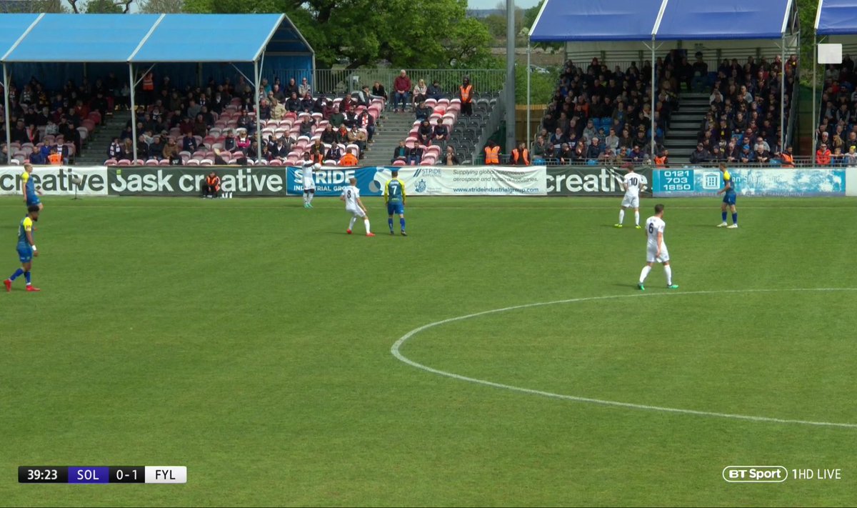 Good to see our banner live on <a href="/btsport/">TNT Sports</a> hoping for a better 2nd half! #SMFC ⚽️
