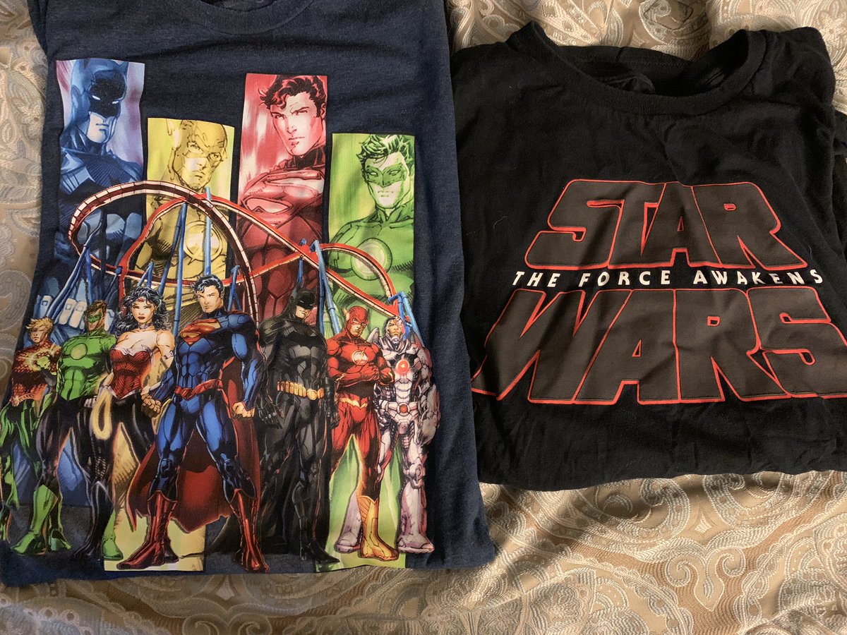 MobbyG's tweet image. I’m conflicted! Which do I wear?! #GeekOverload #StarWars #TeamComics #MayTheFourthBeWithYou